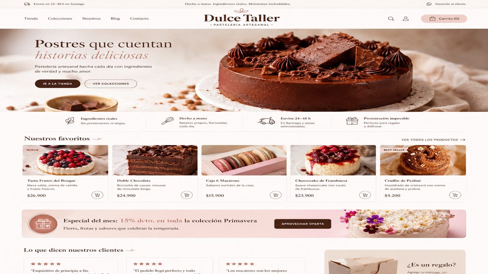 Bakery online shop